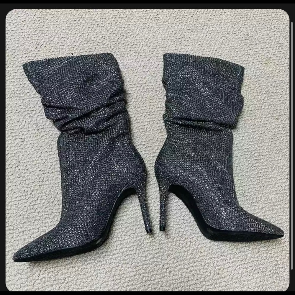 Jessica Simpson Glitter Gabor Boots